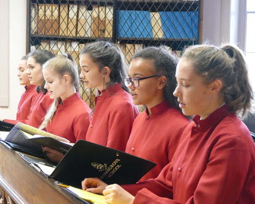 Chamber Choir at Hereford Cathedral, October 2016